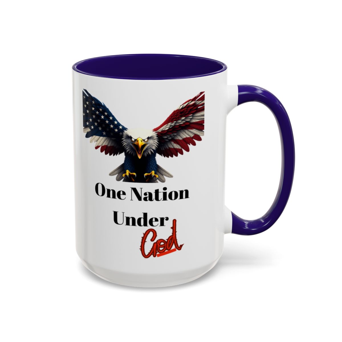 Patriotic Eagle One Nation Under God Mug Gift