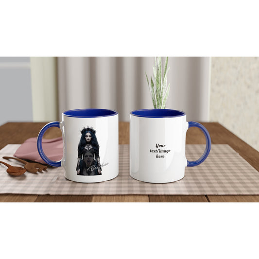 11oz ceramic mug with color inside banshee wail personalized