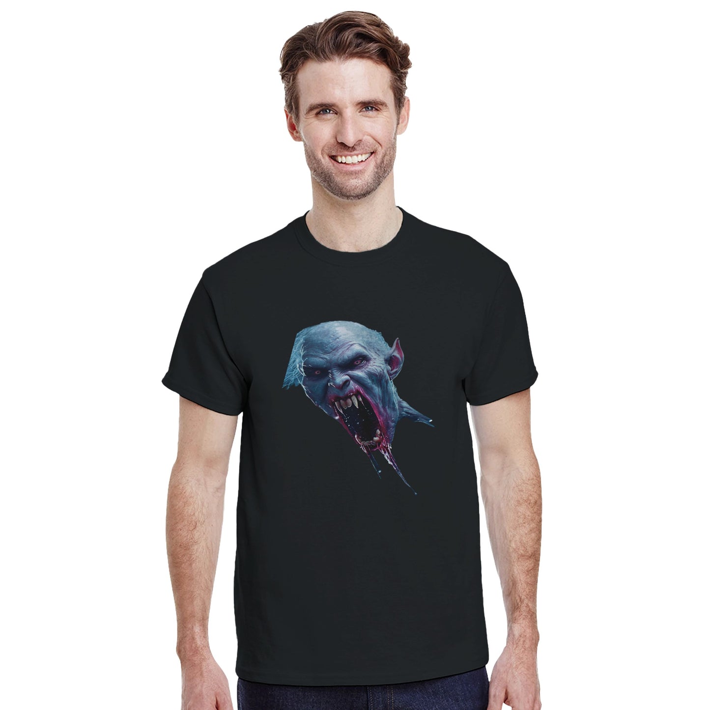 Cute Lil' Vampire on a Heavyweight T-shirt