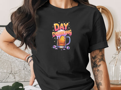 Day Drinking Graphic T-Shirt Casual Wear for Fun Days