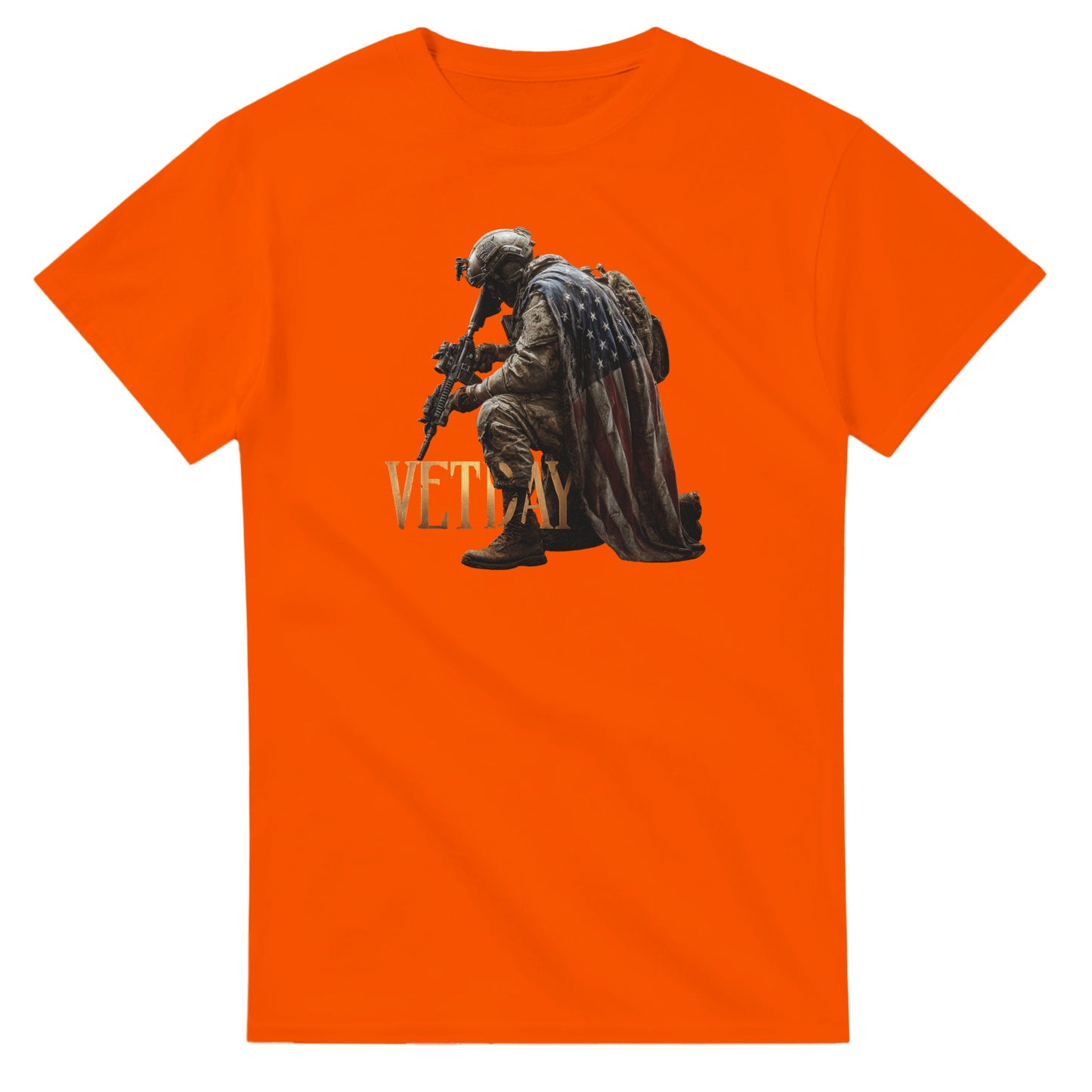 Honor Vet Day on a heavyweight t-shirt