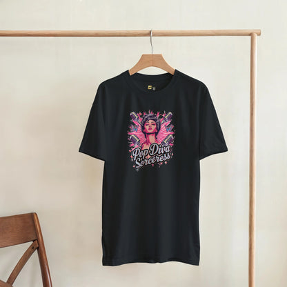Pop Diva Sorceress graphic design on a Heavyweight T-shirt