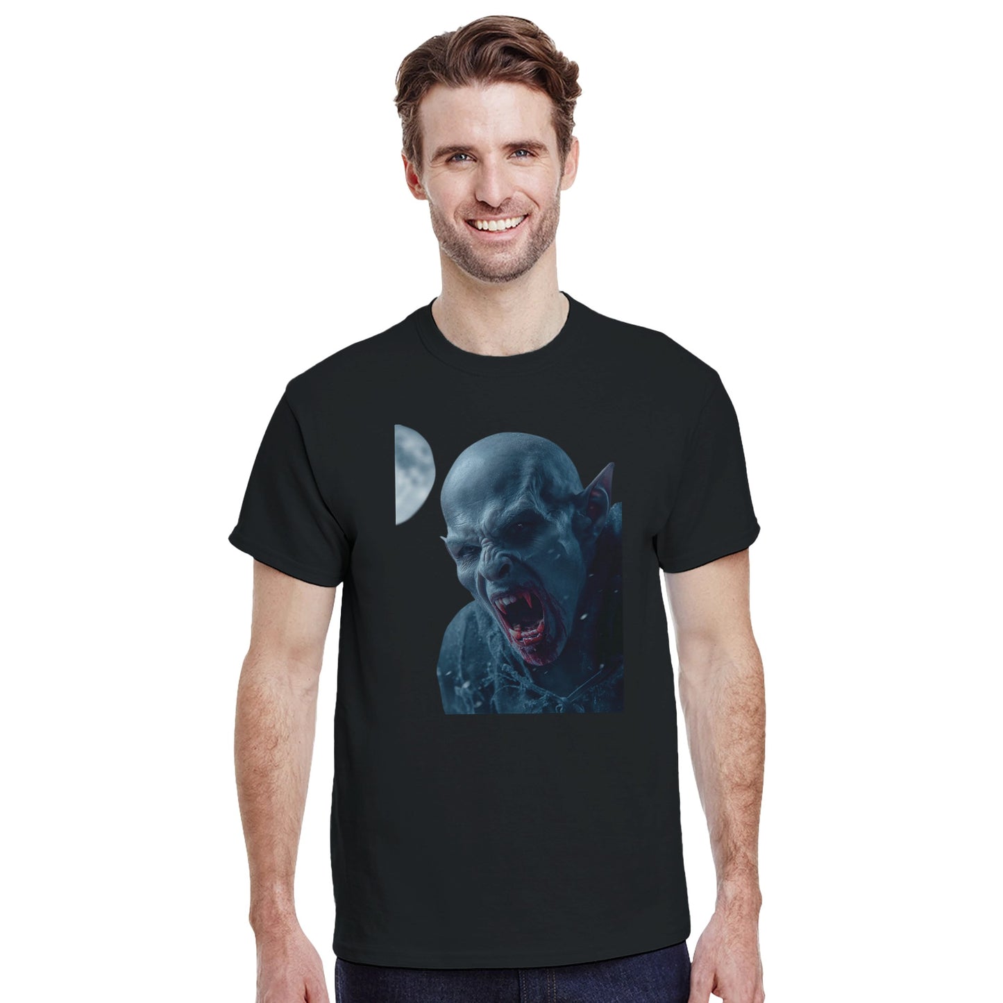 Cute Lil' Vampire on a Heavyweight T-shirt