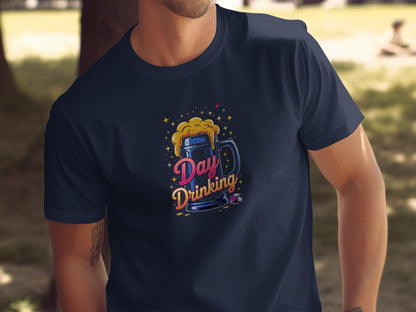 Day Drinking Fun Graphic T-shirt for Casual Outings