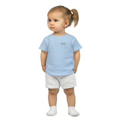 Burghardt Metal Fabricating, Inc., logo on a Baby T-shirt