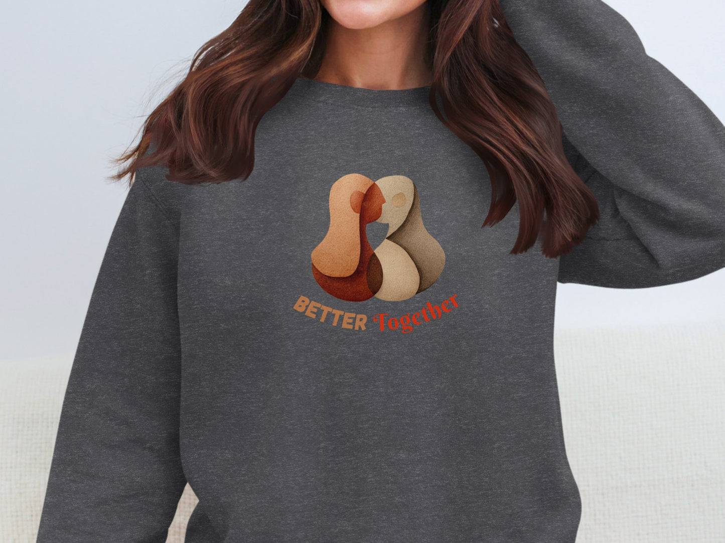 Better Together Abstract Art Sweatshirt Product