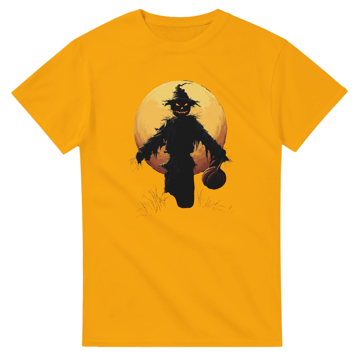 Haunted Scarecrow on a Heavyweight T-shirt