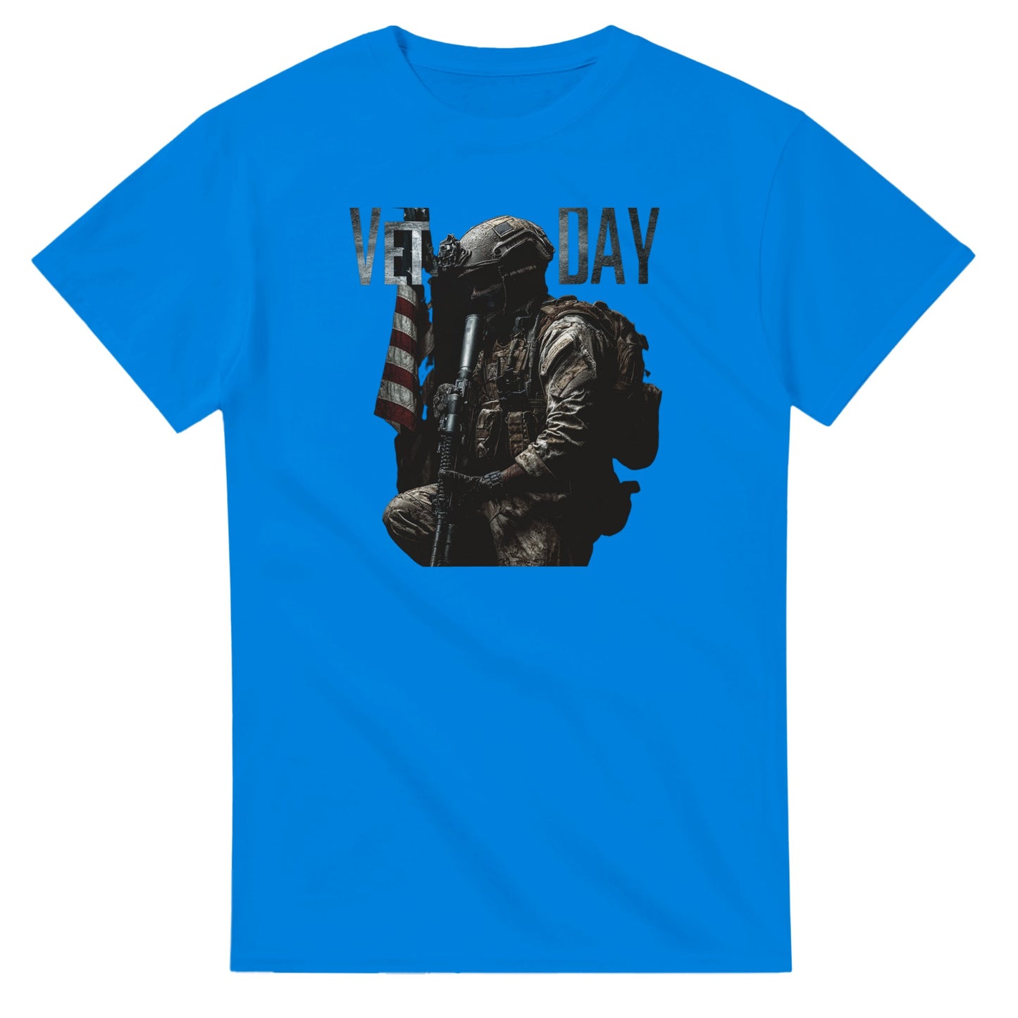 Veteran's Day Tactical Tribute on a heavyweight t-shirt