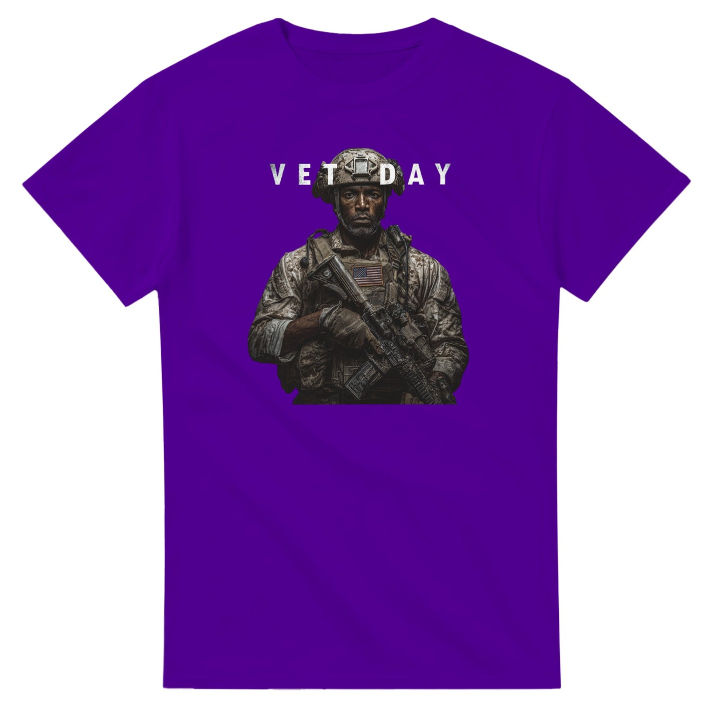 Vet Day Honor on a heavyweight t-shirt