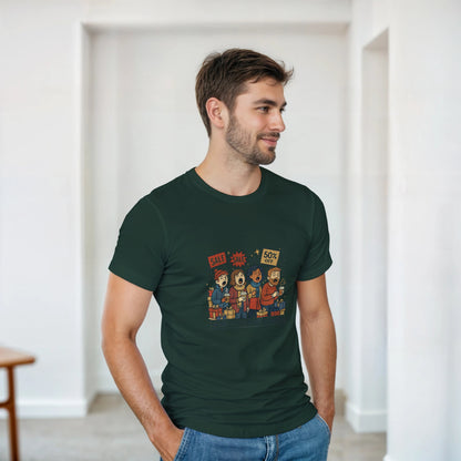 Out of Sanity Black Friday heavyweight t-shirt mockup