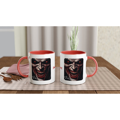 Vampire Snarl on a 11oz Ceramic Mug with Color Inside