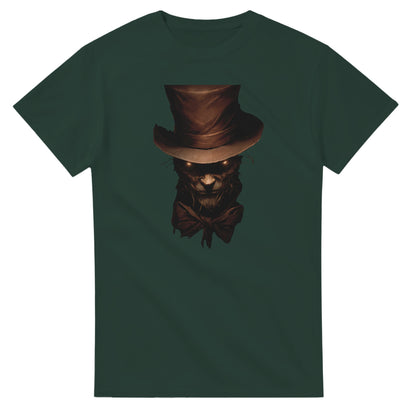 Mysterious Glimmering Eyes on a Heavyweight T-shirt