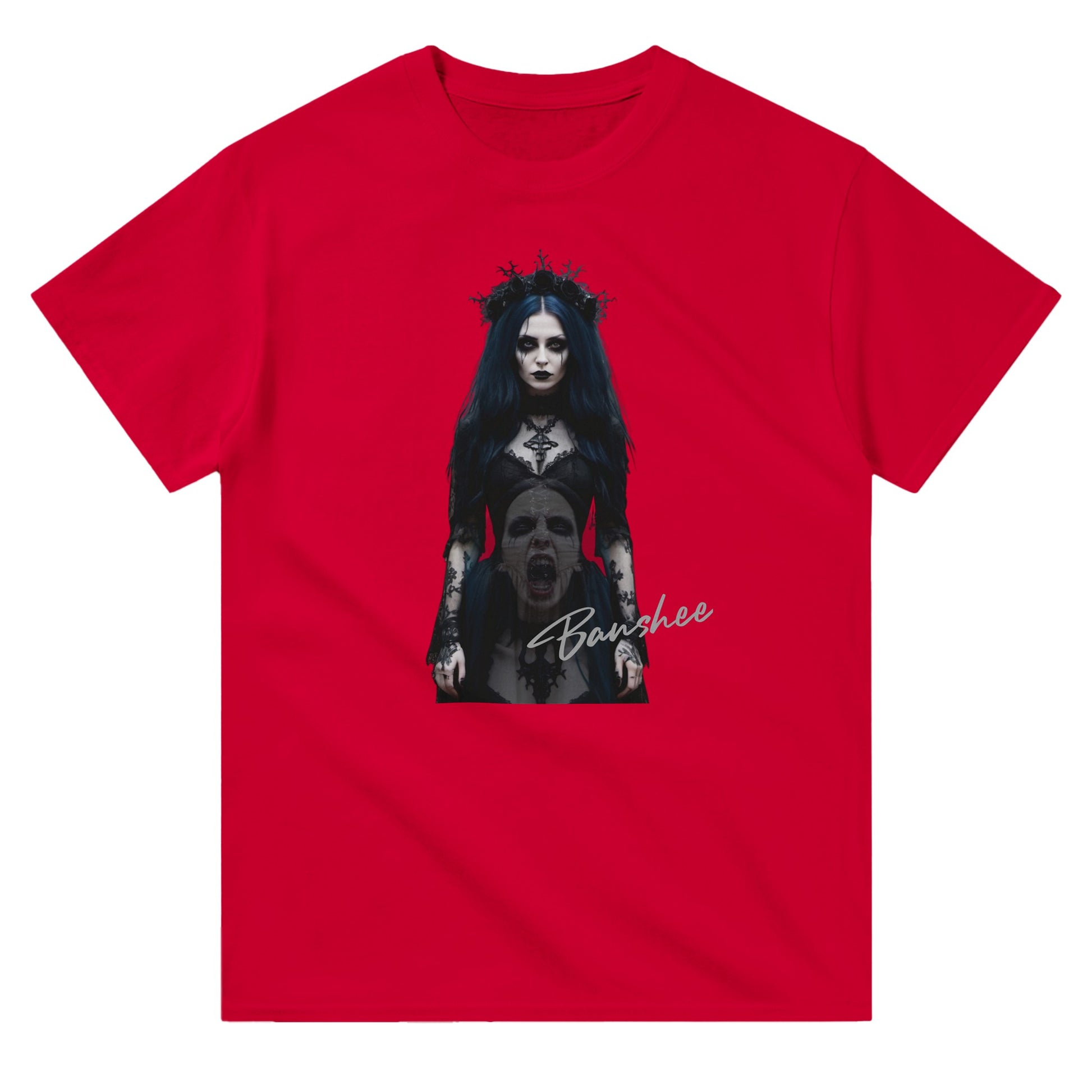 heavyweight crewneck t-shirt Fantasy Art banshee wail personalized