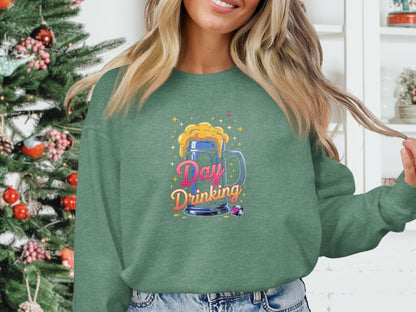 Festive Beer Mug Day Drinking Graphic Sweatshirt product type
Day Drinking
Beer Mug
Party Time
Celebration
Festive Beer
Holiday Cheer
Green Sweatshirt
Graphic Sweatshirt
Casual Top
Fun Design
Beverage Lover
Drinking Humor
Christmas Party
Winter Fashion
Cozy Sweatshirt
Gift Idea
Alcohol Theme
Trendy Apparel
Unique Graphic
Beer Lover Gift