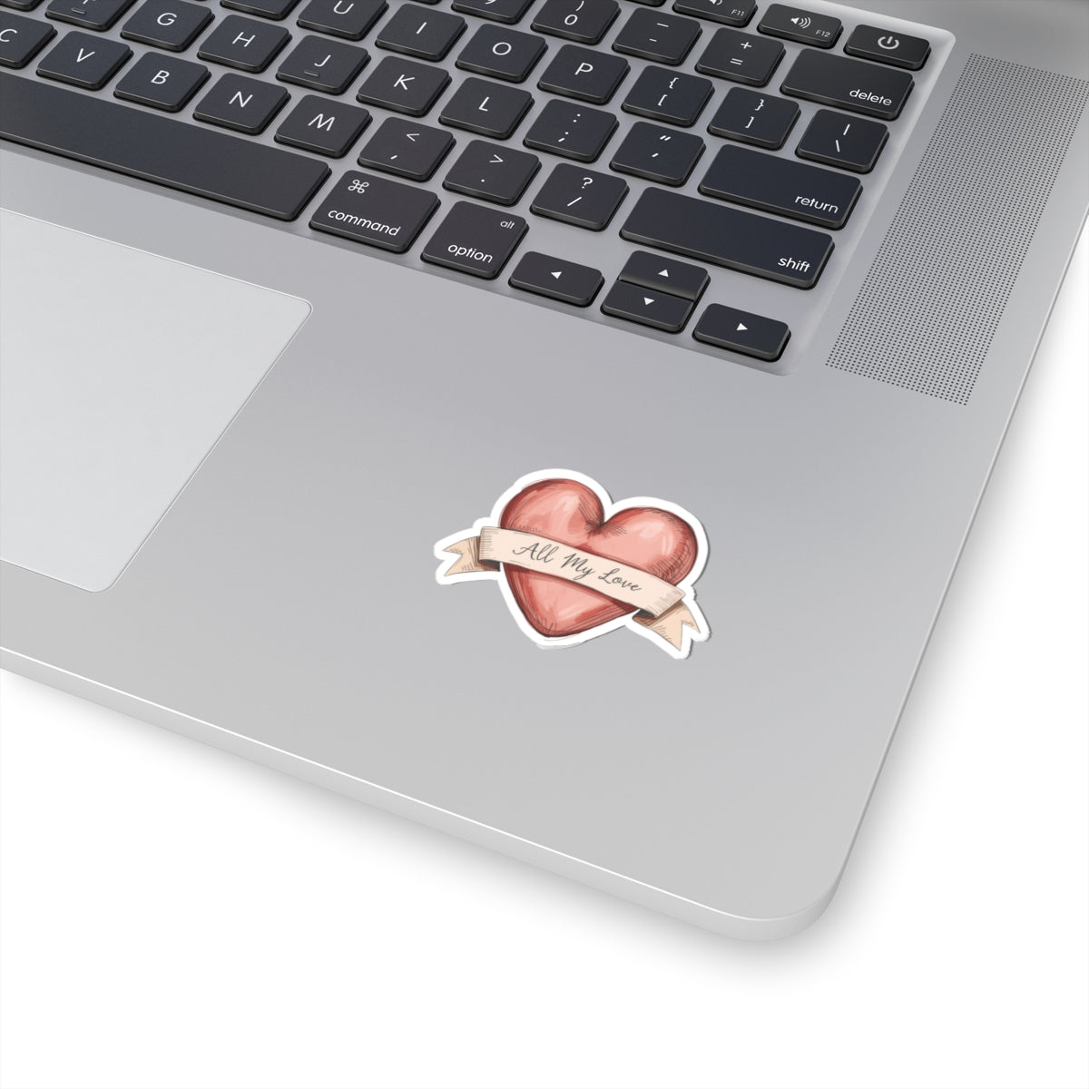 All My Love Heart Sticker for Laptops and Notebooks