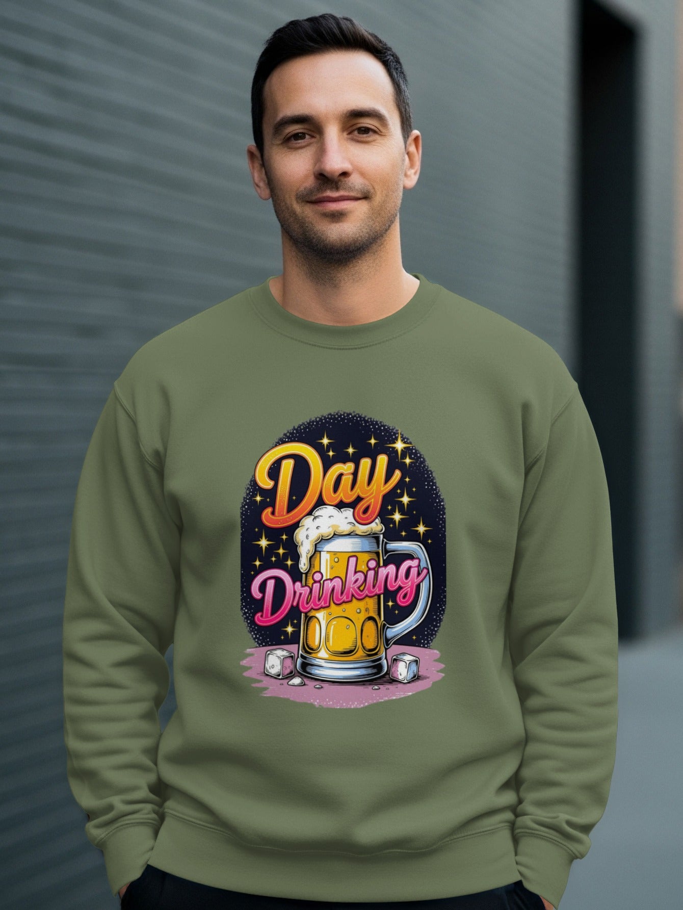 Fun Day Drinking Beer Mug Graphic Party Sweatshirt product type