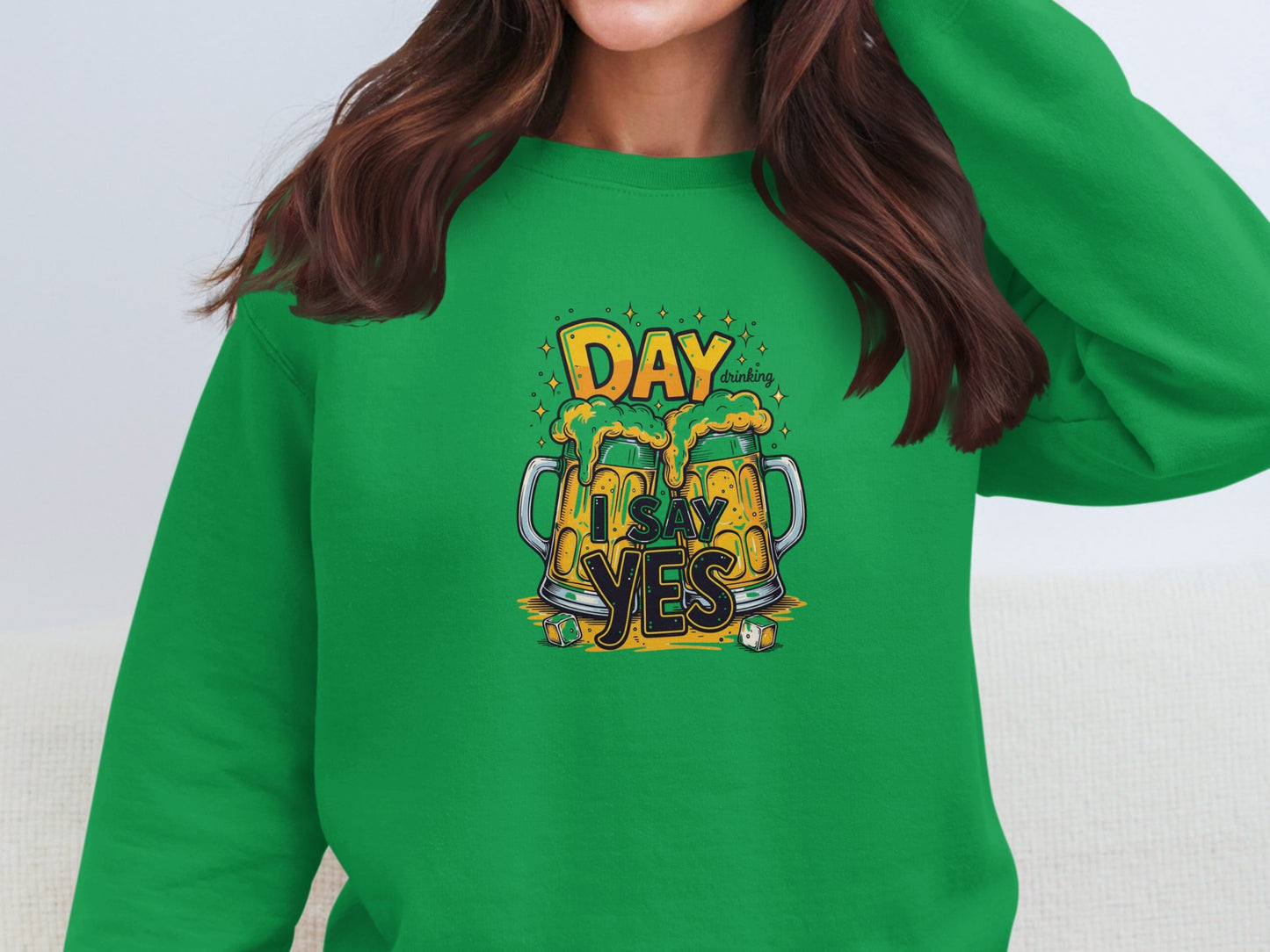 DAY I SAY YES Drinking Beer Steins Green Sweatshirt product type

St Patricks Day
Beer Lover
Drinking Day
I Say Yes
Beer Steins
Green Sweatshirt
Celebration Top
Party Wear
Funny Design
Holiday Apparel
Graphic Crewneck
Lucky Green
Pub Shirt
Unisex Pullover
Festive Jumper
Drink Enthusiast
Foamy Beer
Day Drinking
St Paddys Gift
Casual Style