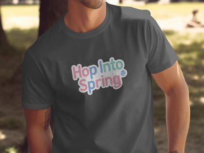 Hop Into Spring Graphic Design Fun Product Type
