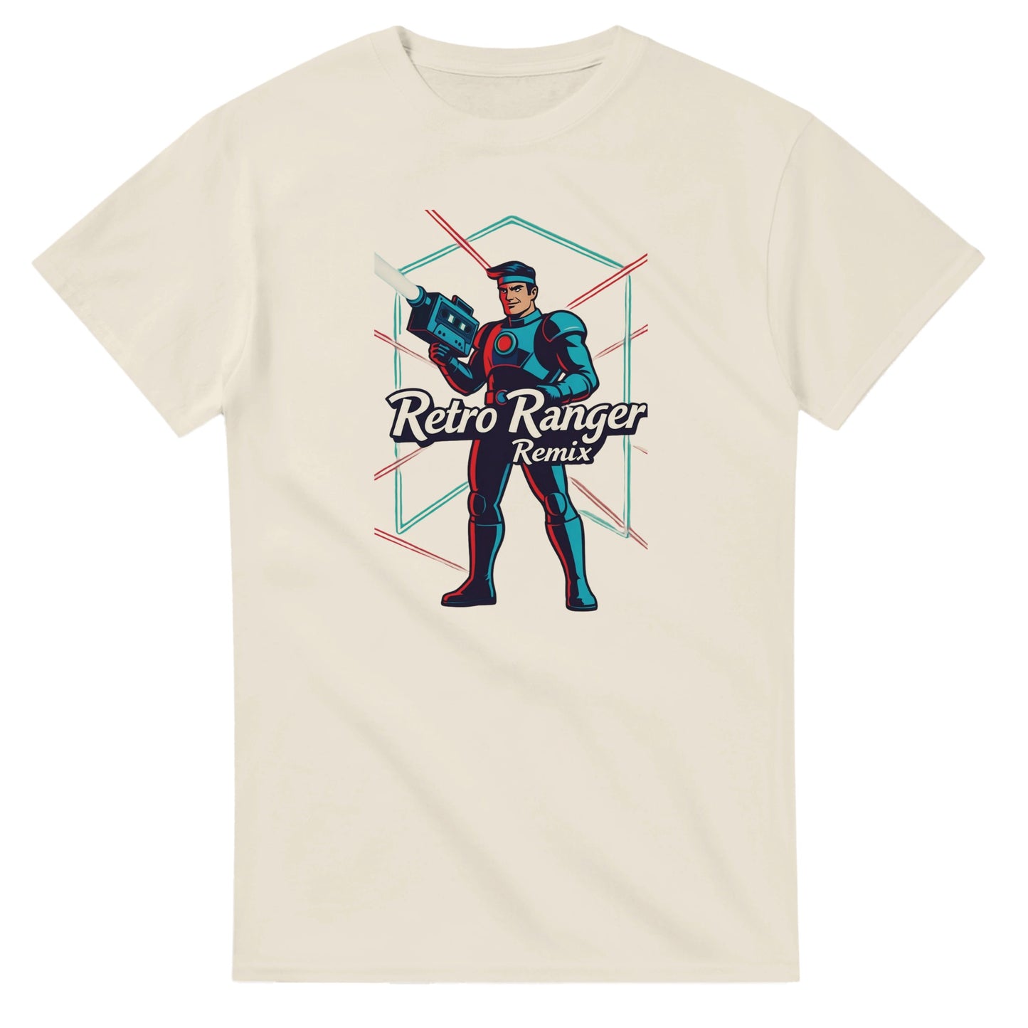 Retro Ranger Remix graphic design on a Heavyweight T-shirt