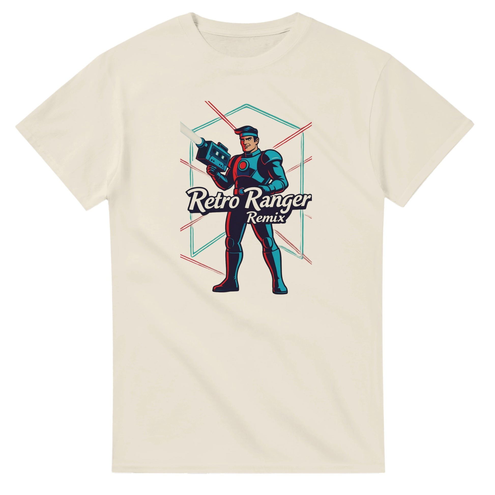 Retro Ranger Remix graphic design on a Heavyweight T-shirt