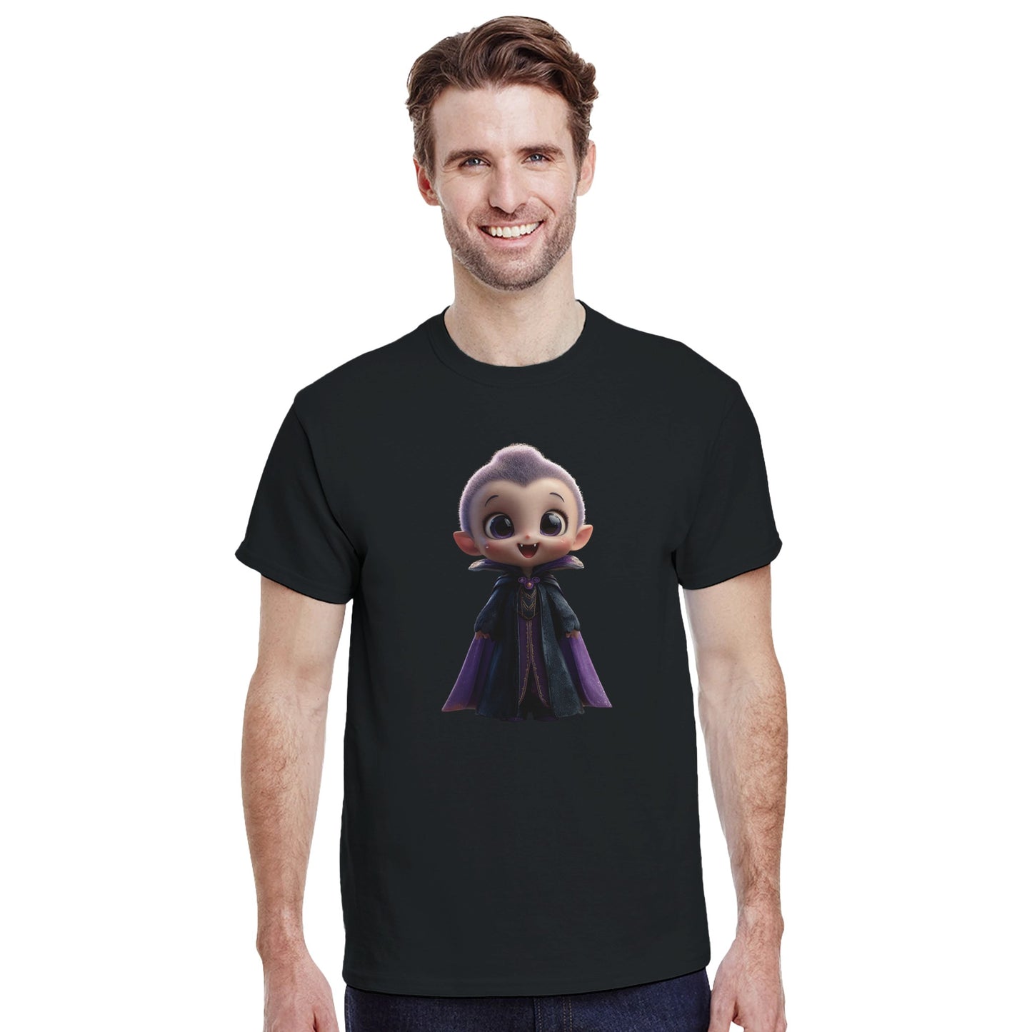 Cute Lil' Vampire on a Heavyweight T-shirt