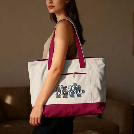 Stronger Side by Side Tote Bag for Everyday Use