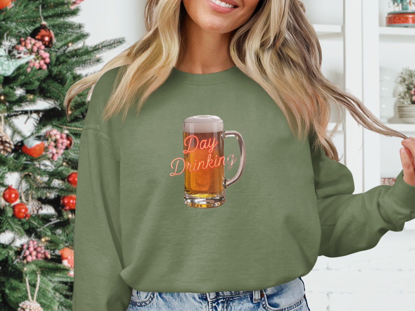 Green Beer Day Drinking Graphic Pullover Sweatshirt product type
Day Drinking, Beer Mug, Green Sweatshirt, Drinking Shirt, Graphic Top, Casual Wear, Pullover, Long Sleeve, Beer Lover, Funny Shirt, Novelty Apparel, Weekend Vibes, Gift Idea, Adult Beverage, Cozy Top, Drink Graphic, Party Shirt, Unique Design, Comfortable Fit, Leisure Wear