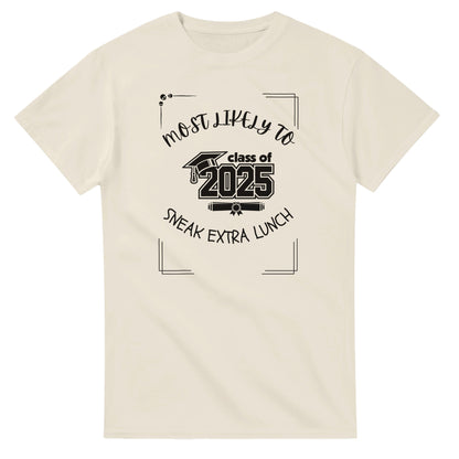 Most Likely To' high school design on a Heavyweight T-shirt 