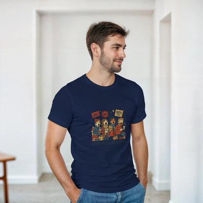Out of Sanity Black Friday heavyweight t-shirt mockup