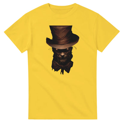 Mysterious Glimmering Eyes on a Heavyweight T-shirt