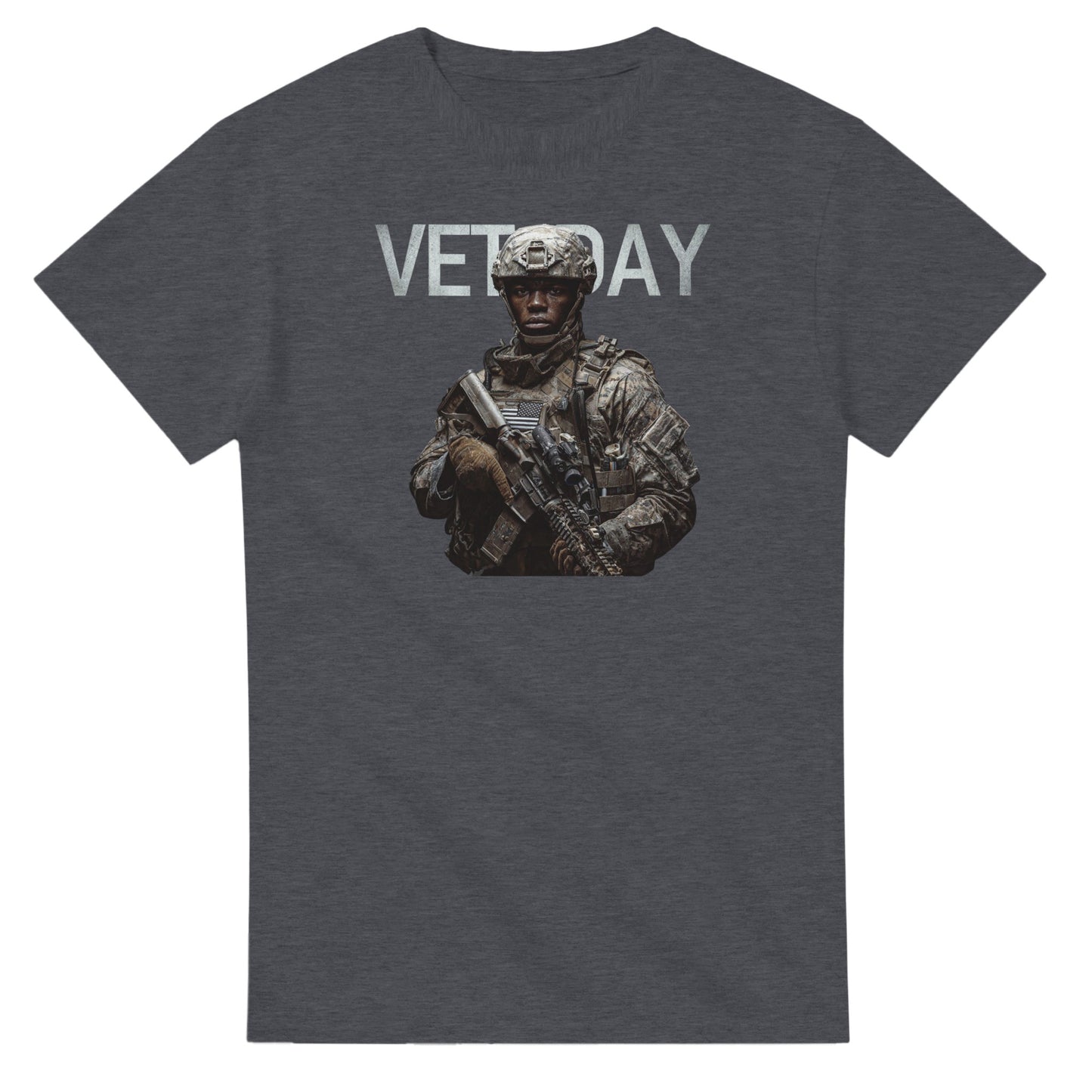 Veteran's Day on a heavyweight t-shirt