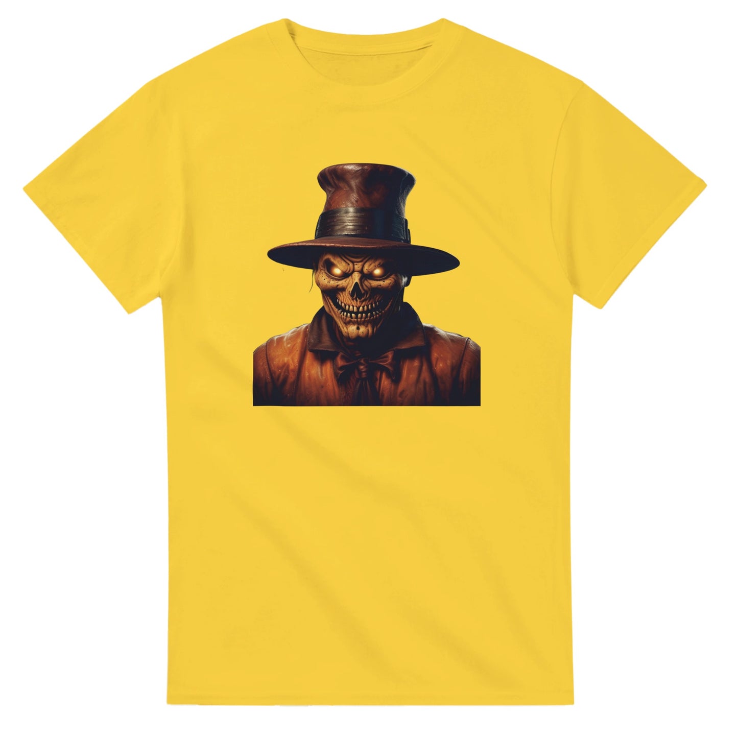 Ghoulish Grin on a Heavyweight T-shirt