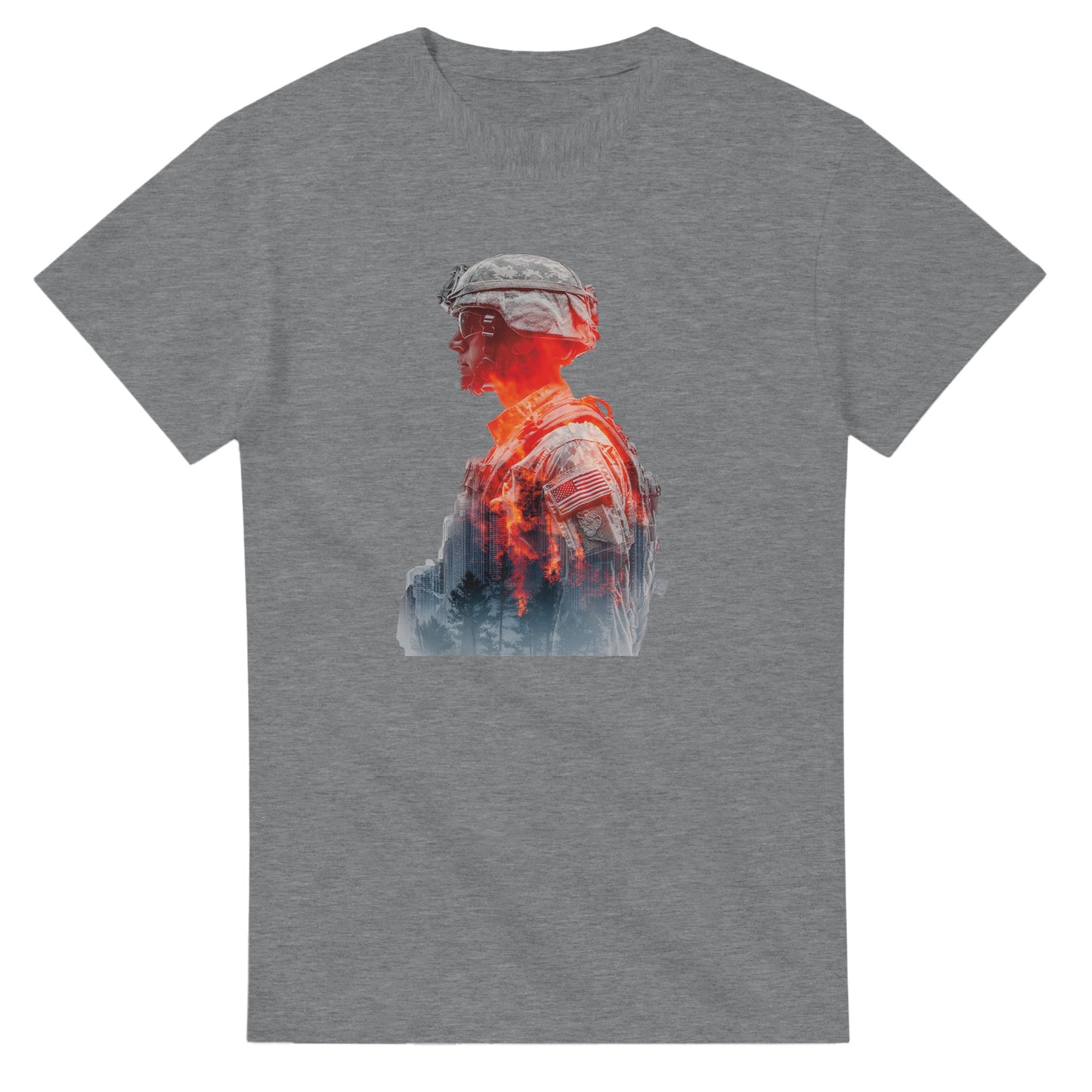 Fiery Spirit on a heavyweight t-shirt