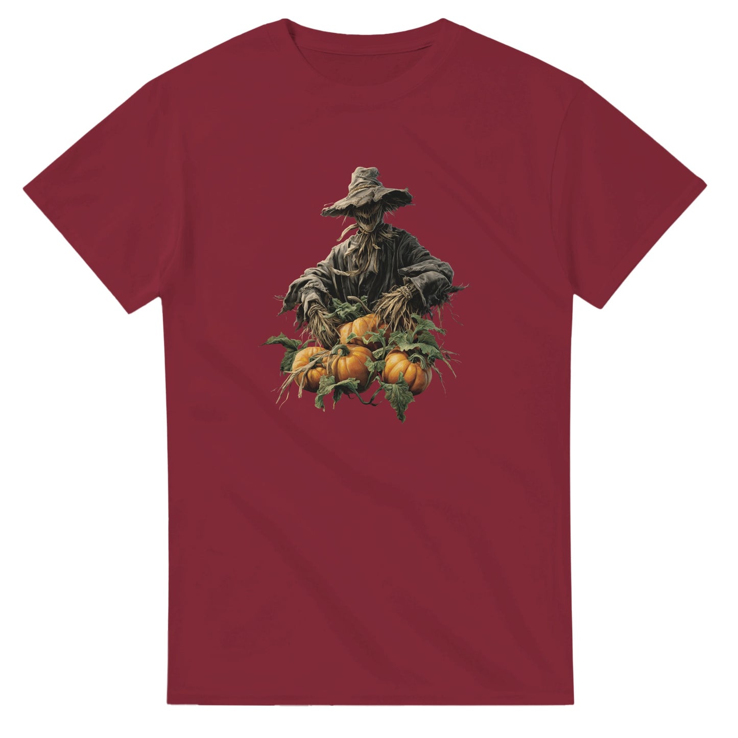 Harvest Scarecrow on a Heavyweight T-shirt