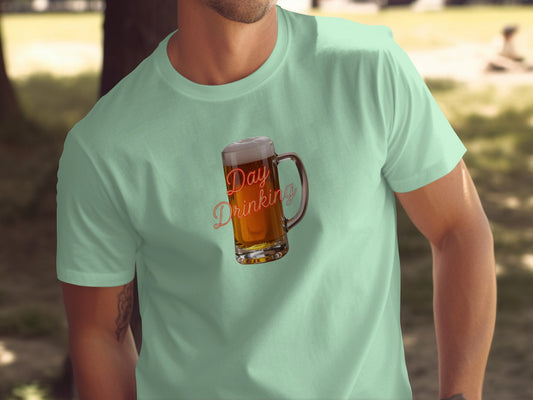 Day Drinking Beer Mug Graphic T-Shirt