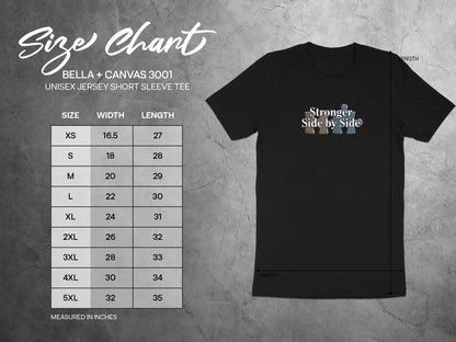 Stronger Side by Side Unisex Jersey Short Sleeve Tee