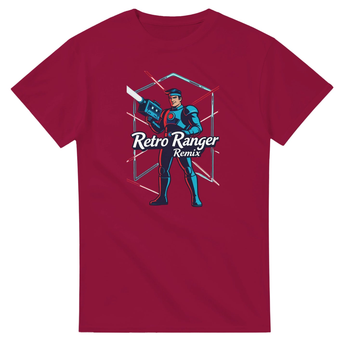 Retro Ranger Remix graphic design on a Heavyweight T-shirt