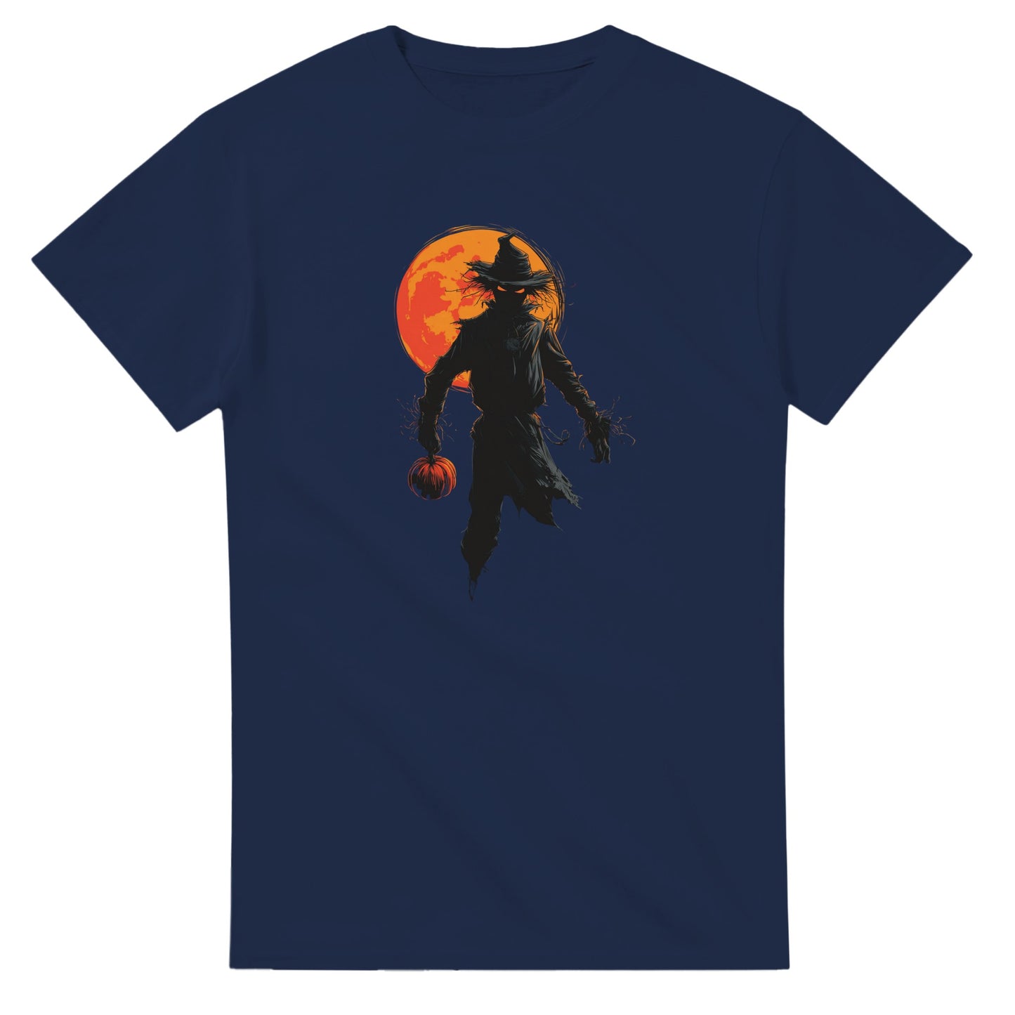 Spooky Scarecrow on a Heavyweight T-shirt
