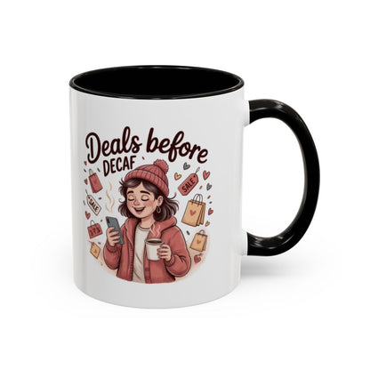 Deals Before Decaf Cute Coffee Quote Mug