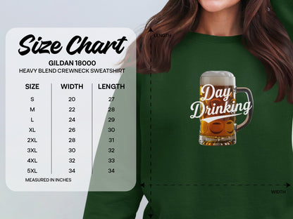 Day Drinking Beer Mug Funny Crewneck Sweatshirt product type