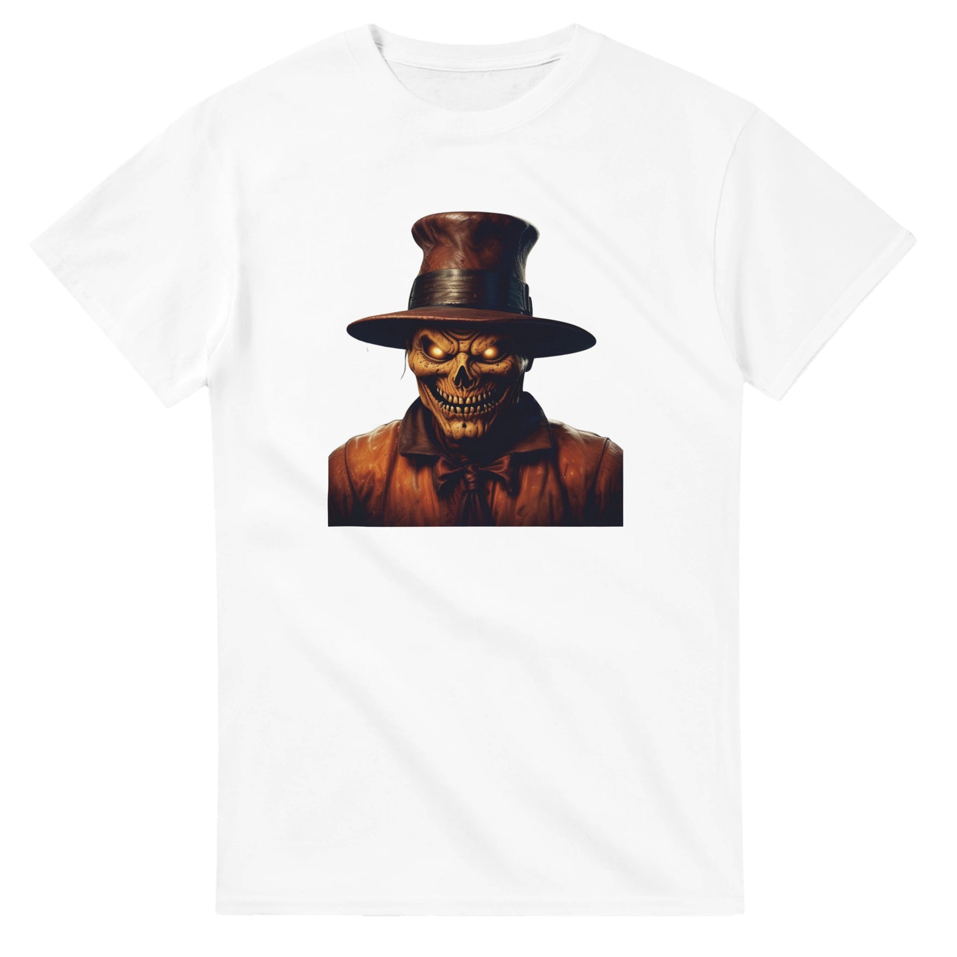 Ghoulish Grin on a Heavyweight T-shirt