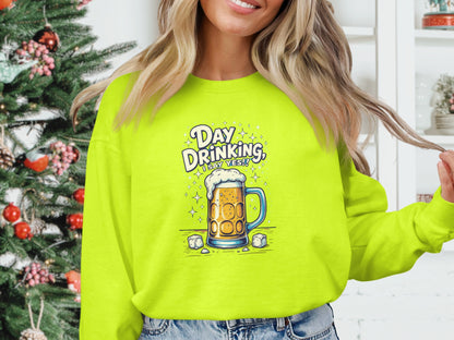 Neon Yellow Day Drinking I SAY YES Beer Mug product type
Day Drinking, Beer Mug, I SAY YES, Neon Yellow, Drinking Shirt, Party Top, Alcohol Humor, Funny Beer, Celebration Wear, Pub Style, Bar Apparel, St Patricks Day, Holiday Season, Gift Idea, Casual, Graphic Design, Sweatshirt, Crewneck, Long Sleeve, Lime Green