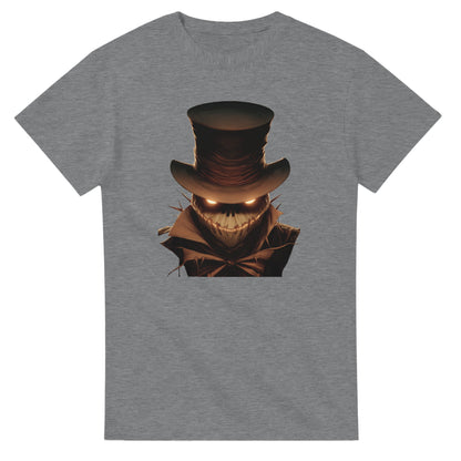 Eerie Glow Scarecrow on a Heavyweight T-shirt