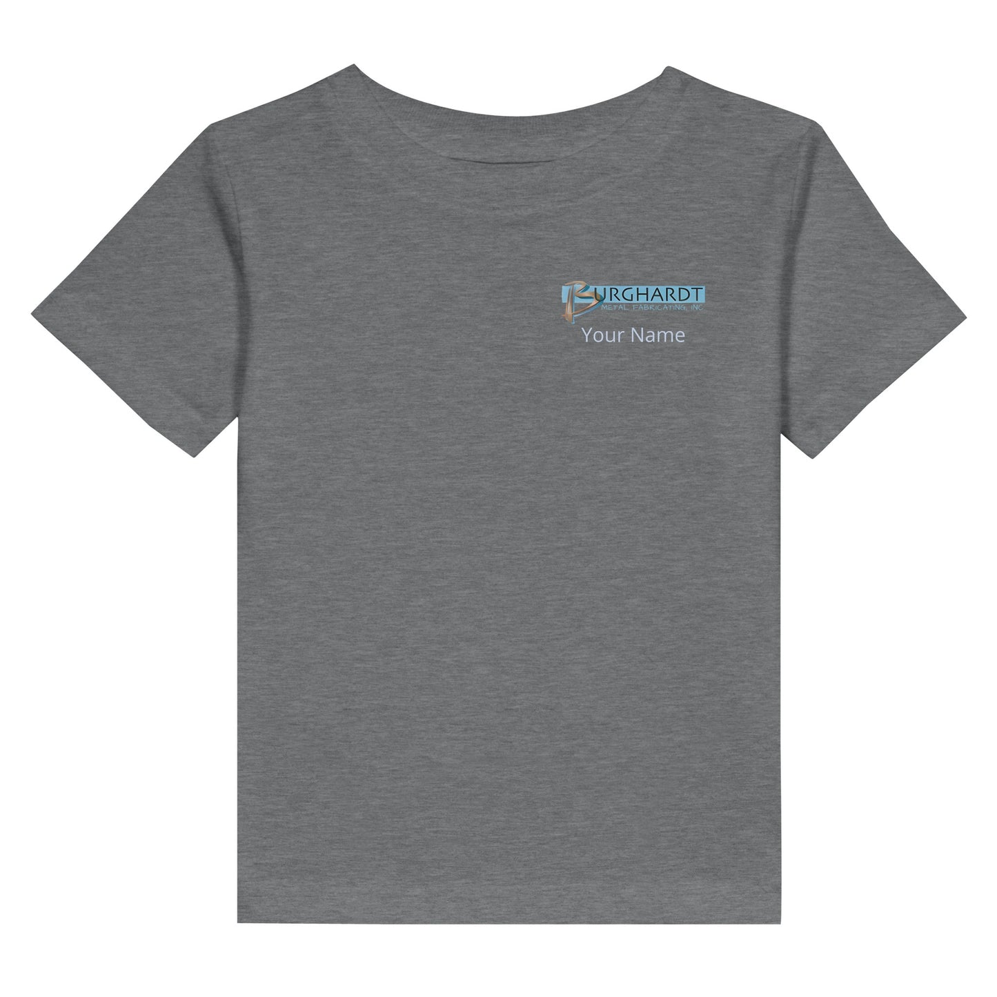 Burghardt Metal Fabricating, Inc., logo on a Toddler Jersey T-Shirt