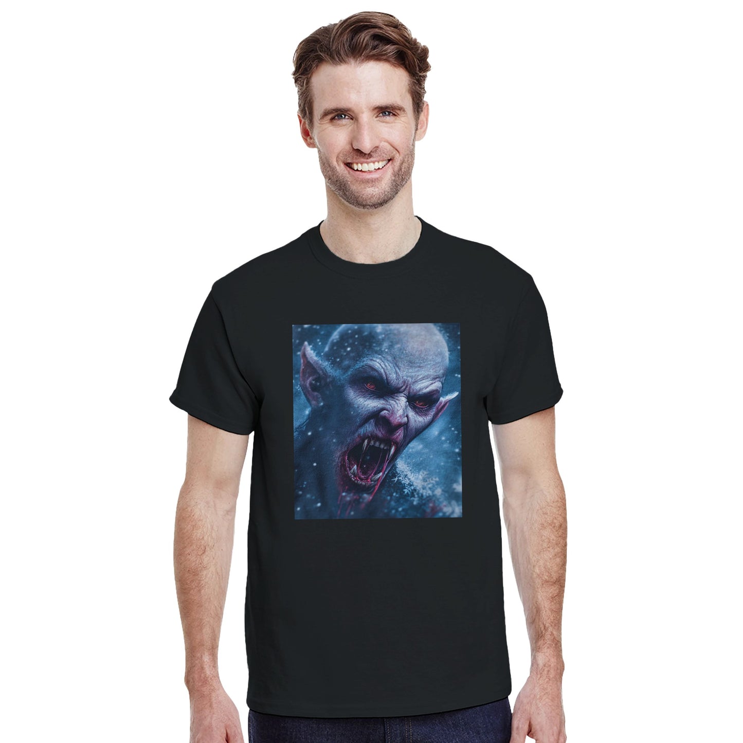 Cute Lil' Vampire on a Heavyweight T-shirt