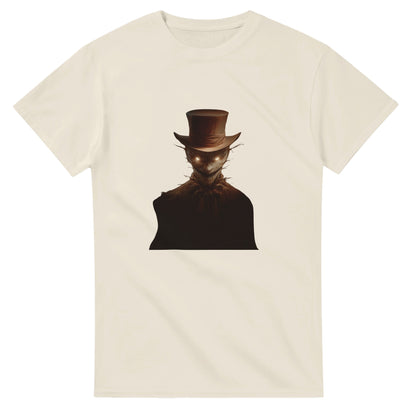 Mysterious Scarecrow Glowing Eyes on a Heavyweight T-shirt