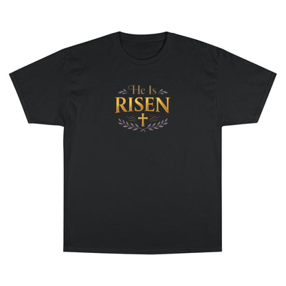 He Is Risen Gold Cross Laurel Design Religious product type