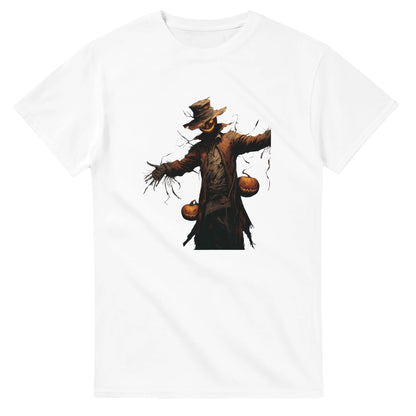 Ghoulish Glow Jack-O'-Lantern on a Heavyweight T-shirt