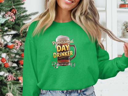 Professional Day Drinker Graphic Sweatshirt