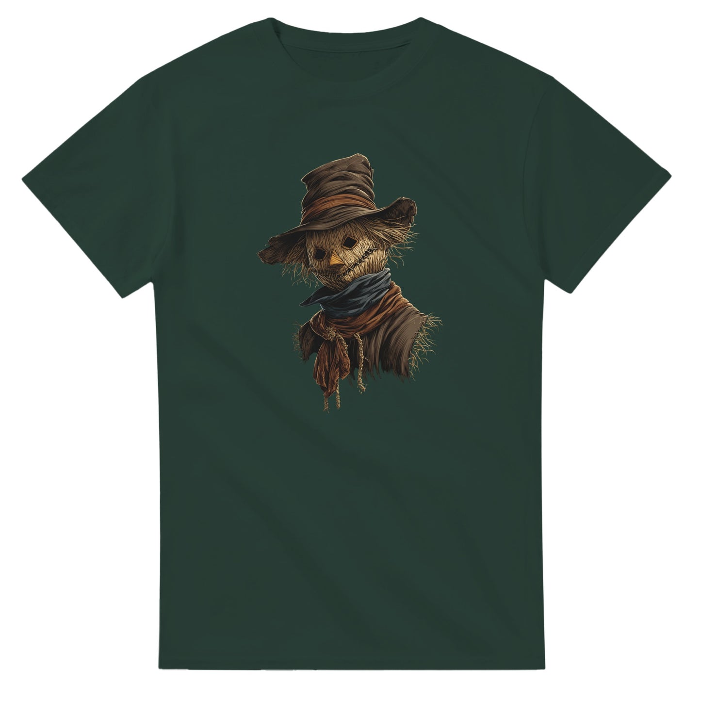 Rustic Scarecrow on a Heavyweight T-shirt